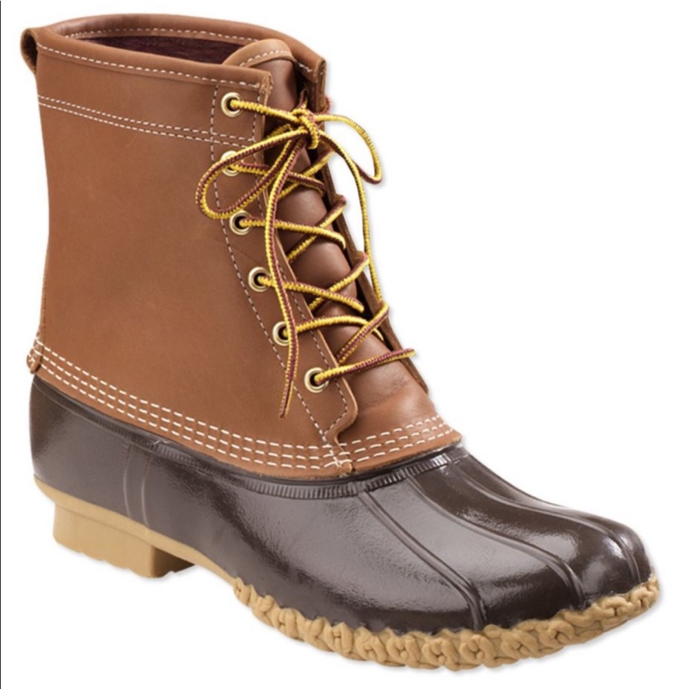 Women's L.L.Bean duck boots with goretex lining
